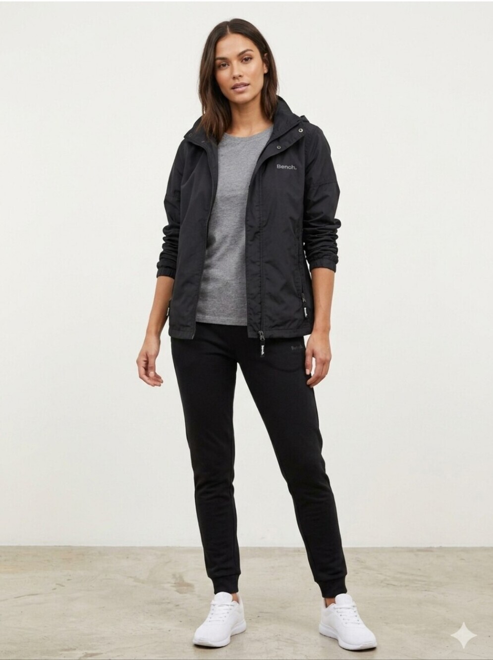 Women's Black Bench Light Weight Jacket - great condition size Medium